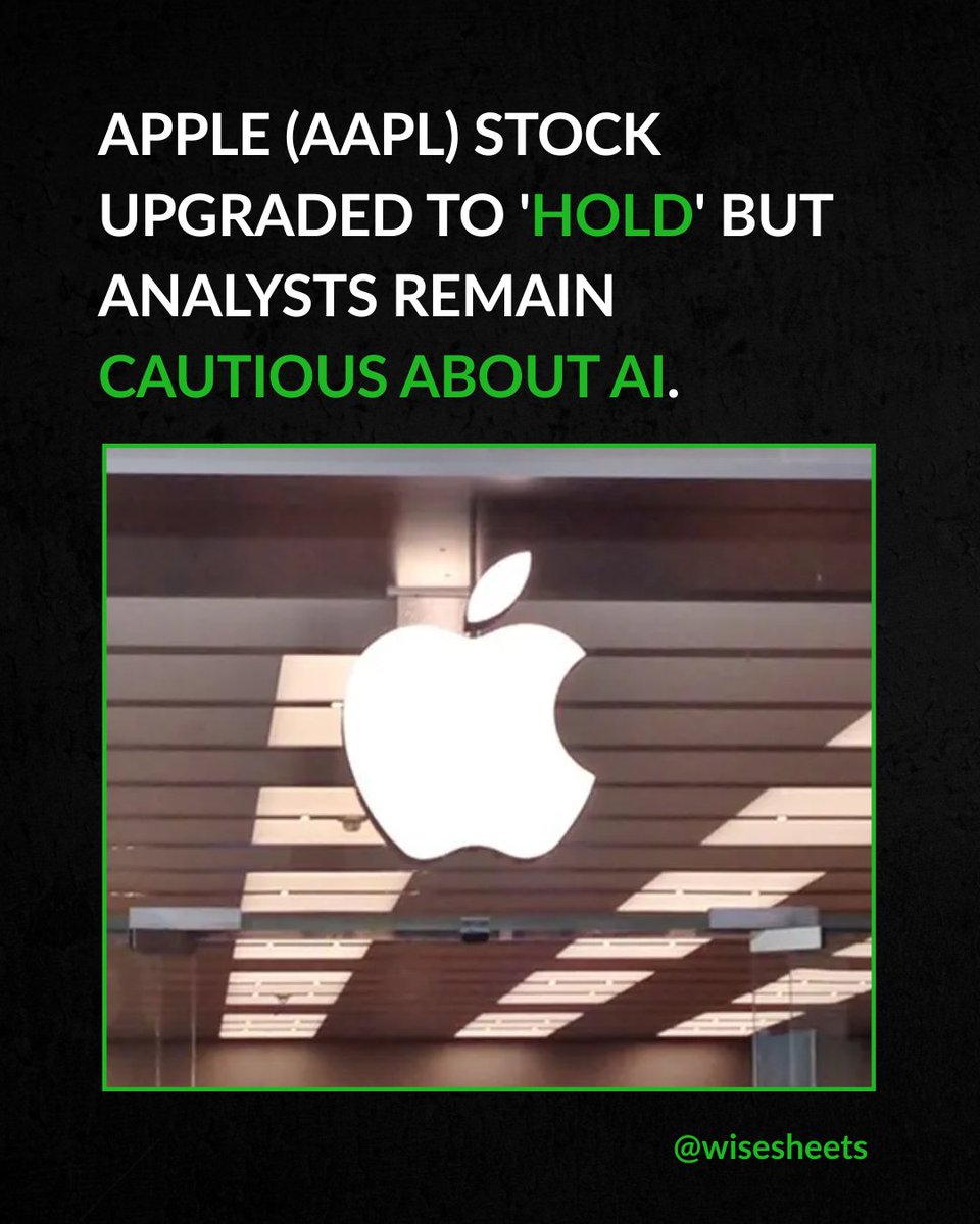 📈 #Apple ($AAPL) Gets an Upgrade… But Is It Enough? Jefferies just bumped  Apple to “Hold” with a $188 price target after a 19% YoY iPhone sales jump  in China during the