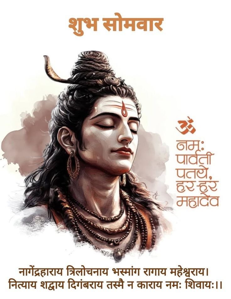 जटाभुजंगपिंगल स्फुरत्फणामणिप्रभा कदंबकुंकुमद्रव प्रलिप्तदिग्व धूमुखे।
मदांधसिंधु रस्फुरत्वगुत्तरीयमेदुरे मनोविनोदद्भुतं बिंभर्तुभूत भर्तरि ॥

हर हर महादेव 🙏🙏

सुप्रभात 🙏