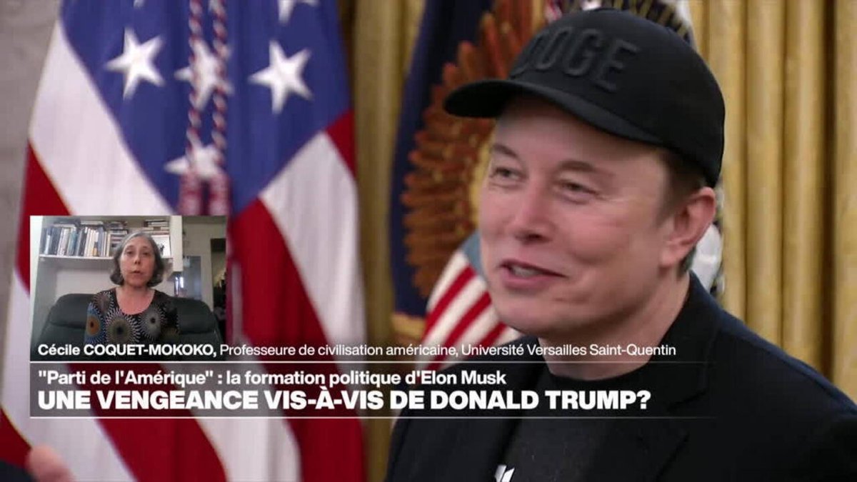 Le "parti de l'Amérique" : une vengeance d'Elon Musk ? f24.my/BIRe.x