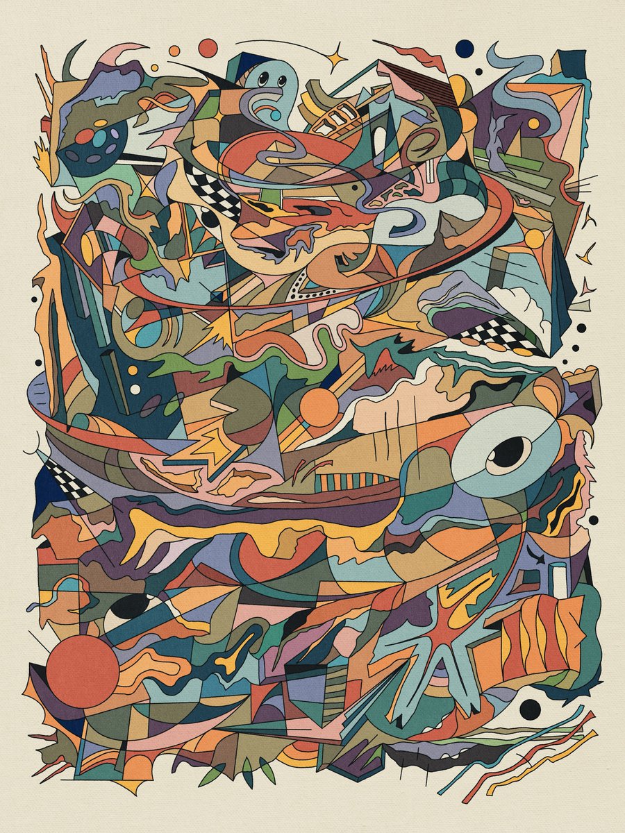 GM ☀️

Converging Chaos.

Part of <a href="/theDAMmuseum/">THE DIGITAL ASSET MUSEUM</a> in their genesis drop along with 54 amazing artists. Thank you <a href="/Satoshis_Mom/">Satoshi’s Mom</a>!