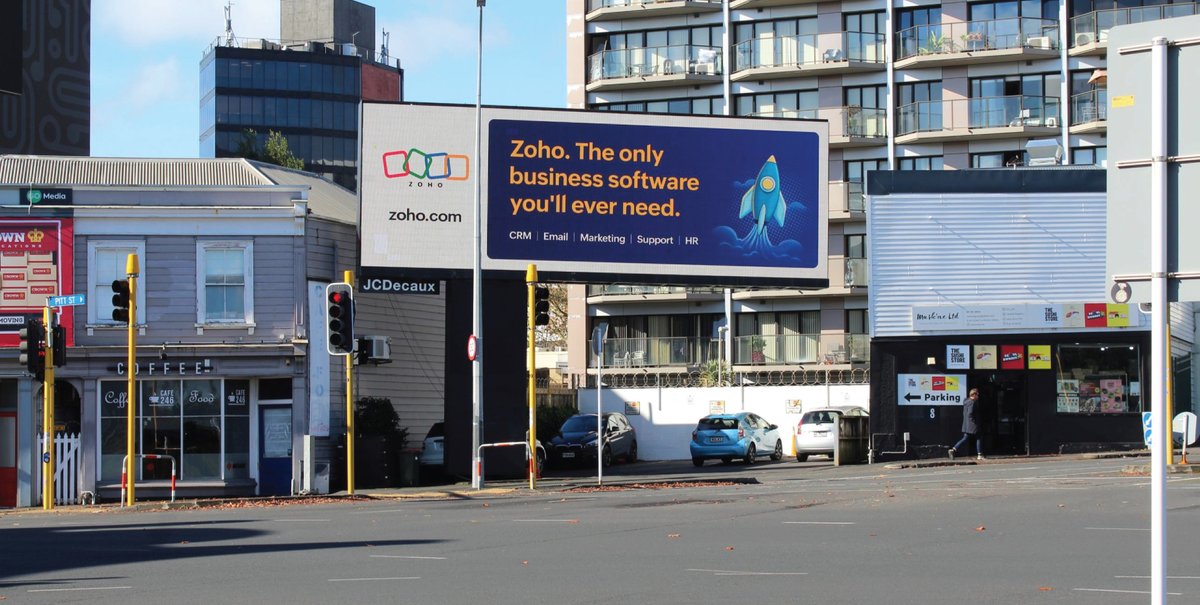 Zoho_ANZ's tweet image. Kia ora, Auckland. Zoho is in town. 😎 Spotted our ads around the city?
Drop your pics in the comments. We’d love to see them! 📸👇
#Zoho #Auckland