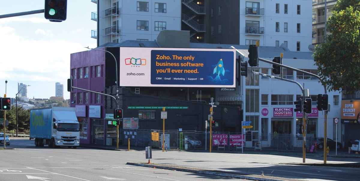 Zoho_ANZ's tweet image. Kia ora, Auckland. Zoho is in town. 😎 Spotted our ads around the city?
Drop your pics in the comments. We’d love to see them! 📸👇
#Zoho #Auckland