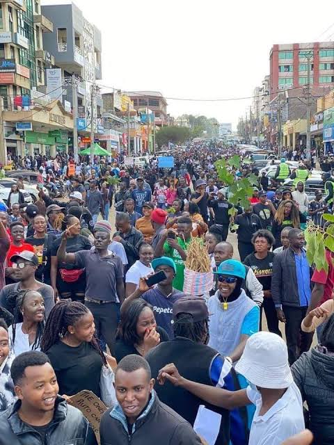 We can even decide to have tomorrow as another holiday , for maandamano, Leo ikuwe kama rehearsal. 

What do you think guys ?

Tuone if they'll shutdown roads tomorrow too or even the whole week 

Drop your ideas and thoughts 

#77NiNumbers ✍️