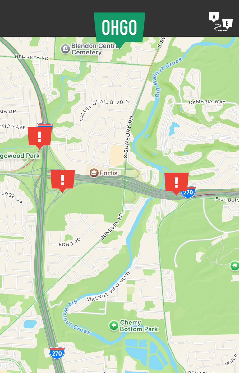 ODOT_Columbus's tweet image. COLUMBUS: SR 161 EB is closed between I-270 and Little Turtle Way due to a crash. Duration of closure is unknown at this time. Follow OHGO.com for more updates.
