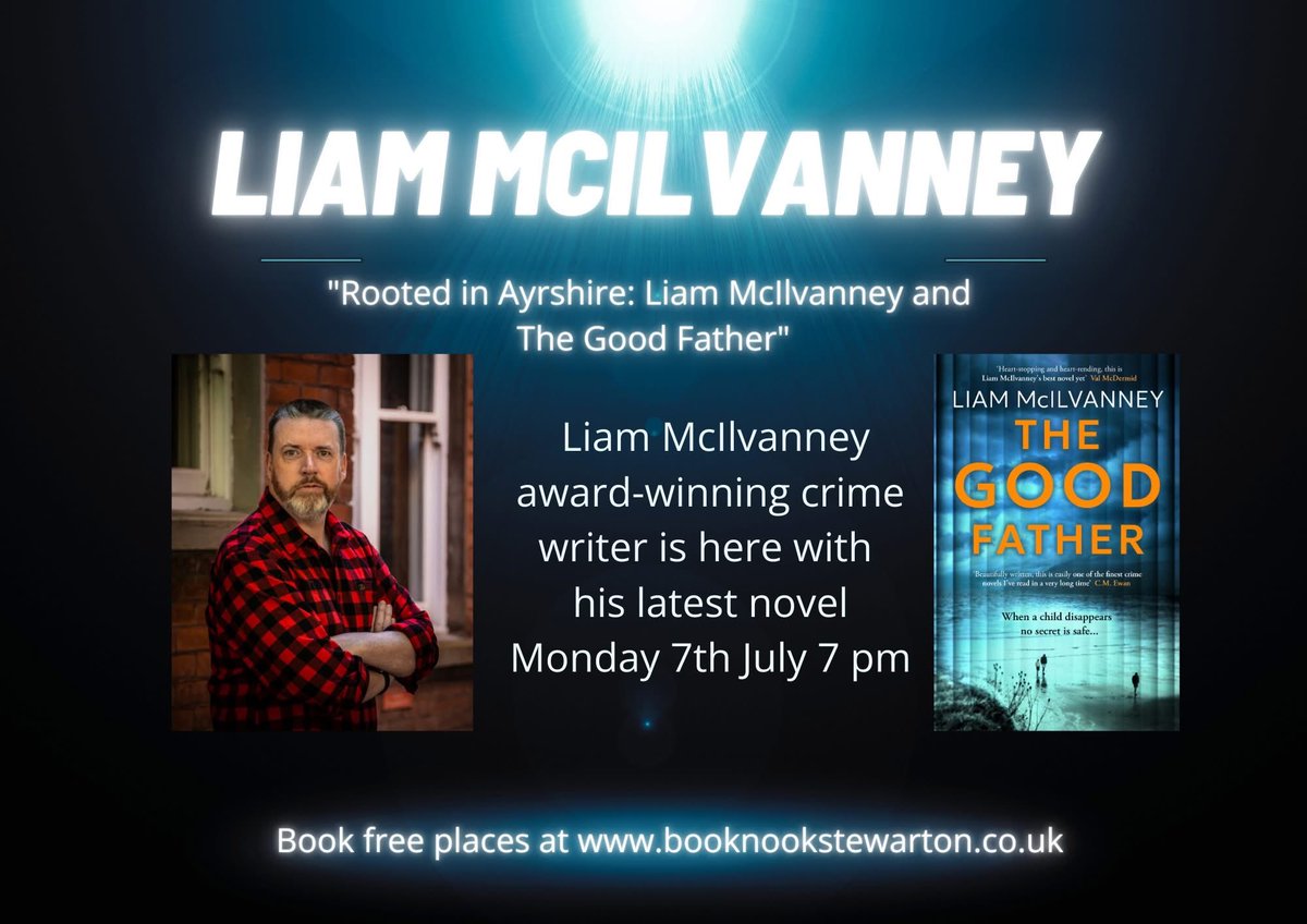 Liam McIlvanney (@liammcilvanney) on Twitter photo If it’s Monday it must be Stewarton! See you in the Bonnet Toun tonight at 7pm in the Stewarton Area Centre, where I’ll be talking all things The Good Father with the excellent <a href="/DouglasSkelton1/">Douglas Skelton</a>…!📚 If it’s Monday it must be Stewarton! See you in the Bonnet Toun tonight at 7pm in the Stewarton Area Centre, where I’ll be talking all things The Good Father with the excellent <a href="/DouglasSkelton1/">Douglas Skelton</a>…!📚