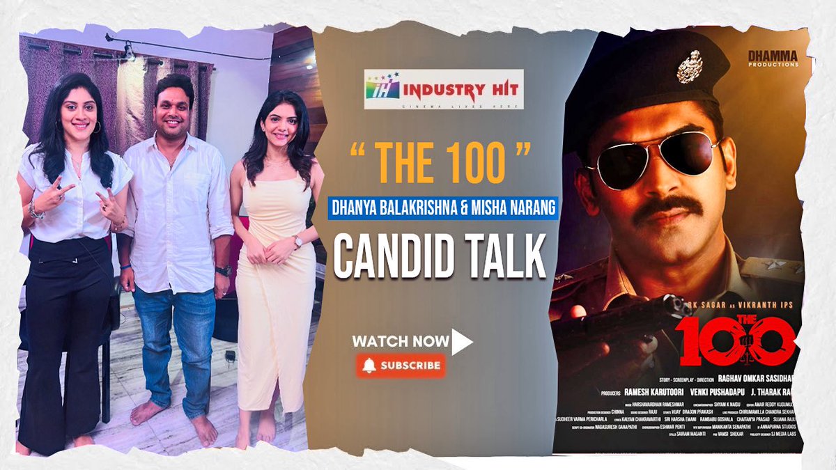 .#The100Movie Actresses <a href="/NarangMisha/">Misha Narang</a> &amp; <a href="/DhanyaBee/">dhanya balakrishna</a> Candid Talk with <a href="/ShivaKumarB22/">Shiva Kumar B</a> about their upcoming film and many others

Check-out The Full Interview 

👉🏻youtu.be/-wWYgAyI4TI?si…