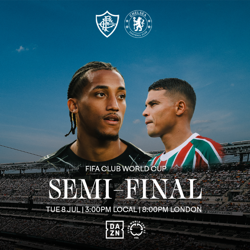 ChelseaFC's tweet photo. Head-to-head against Brazilian club, @FluminenseFC for a place in the final. 🆚

Support the Blues in person! 👇