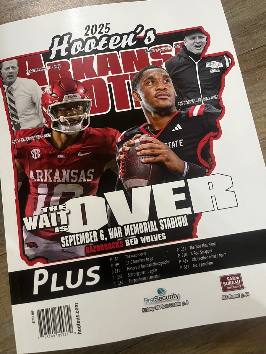 CoachKirby25's tweet image. Best time of the year! When @HootensARFBall magazine comes out, you know it’s football season! Excited to see our boys compete this season! #FastPhysicalFearless