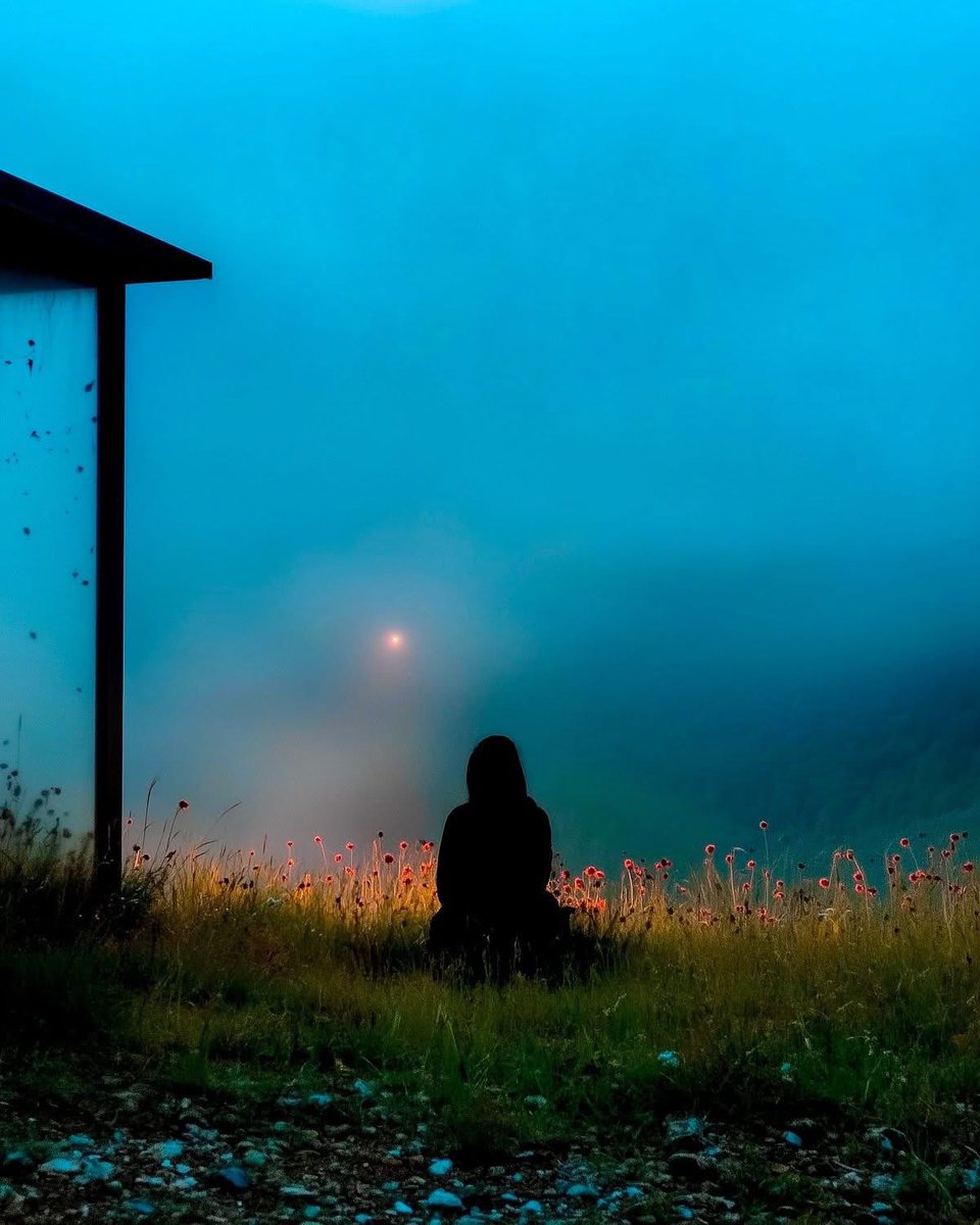 There comes a point 
Where you no longer care 
If there is a light at the end of the tunnel or not.