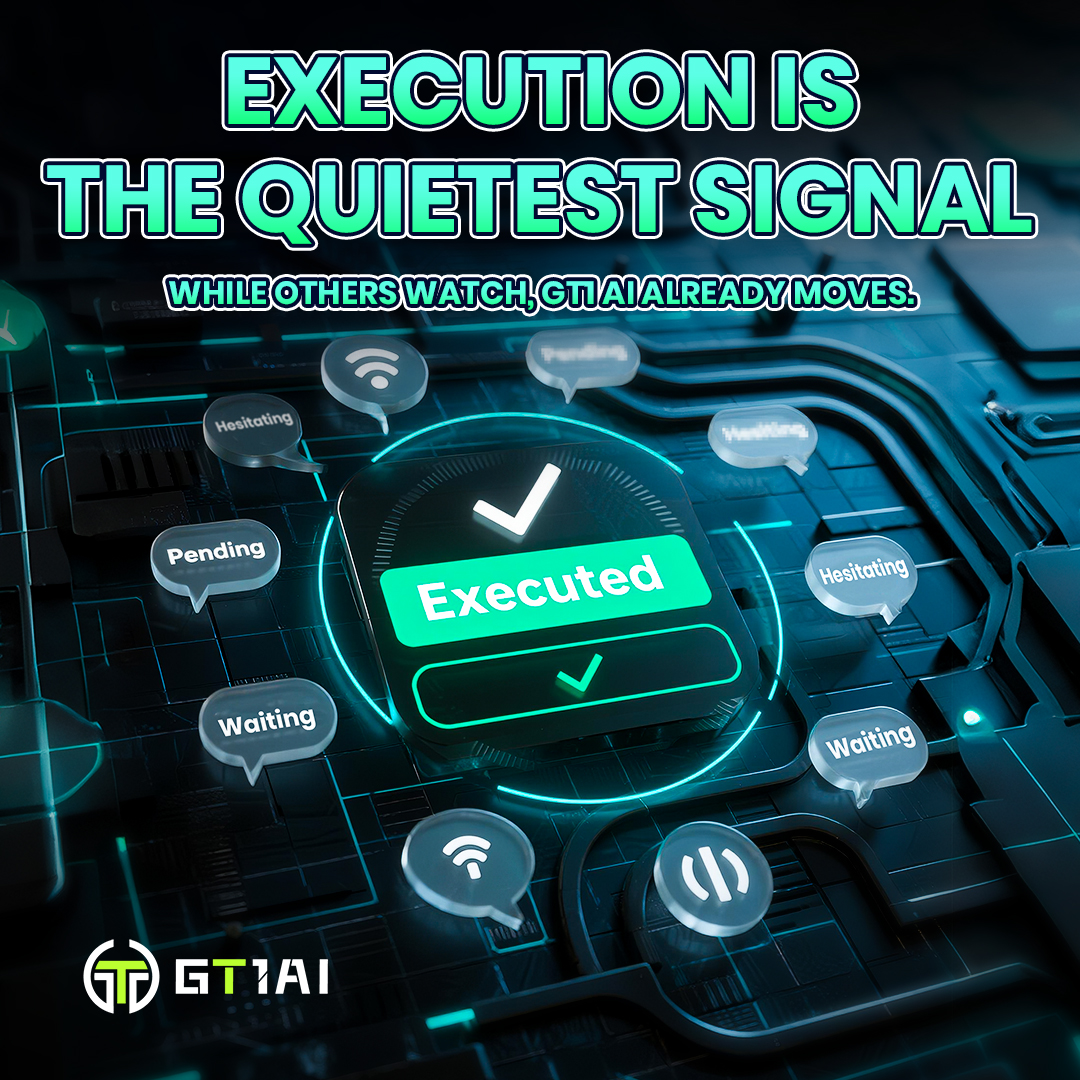 GT1AI_'s tweet image. 🔊 Markets are loud, but GT1 AI is silent 🎯
✅ Executes only when logic aligns 🧠
📉 No emotion, no overreaction.
🕒 Calculates, confirms, and acts instantly ⚡
📊 Precision over prediction — always

#GT1AI #QuietExecution #LogicDriven #NoEmotion