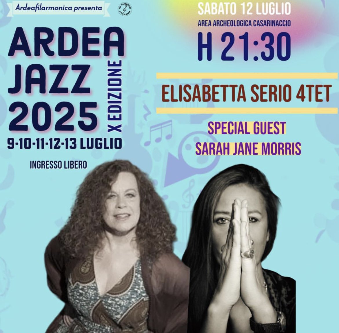 Sarah Jane Morris (@sarahjanemorri3) on Twitter photo This Saturday July 12th I’ll be a special guest at Ardea Jazz for my dear friend <a href="/elisabettaserio/">Elisabetta Serio</a> . If you’re in the area, please consider coming along for a magical night!
linktr.ee/SarahJaneMorris This Saturday July 12th I’ll be a special guest at Ardea Jazz for my dear friend <a href="/elisabettaserio/">Elisabetta Serio</a> . If you’re in the area, please consider coming along for a magical night!
linktr.ee/SarahJaneMorris