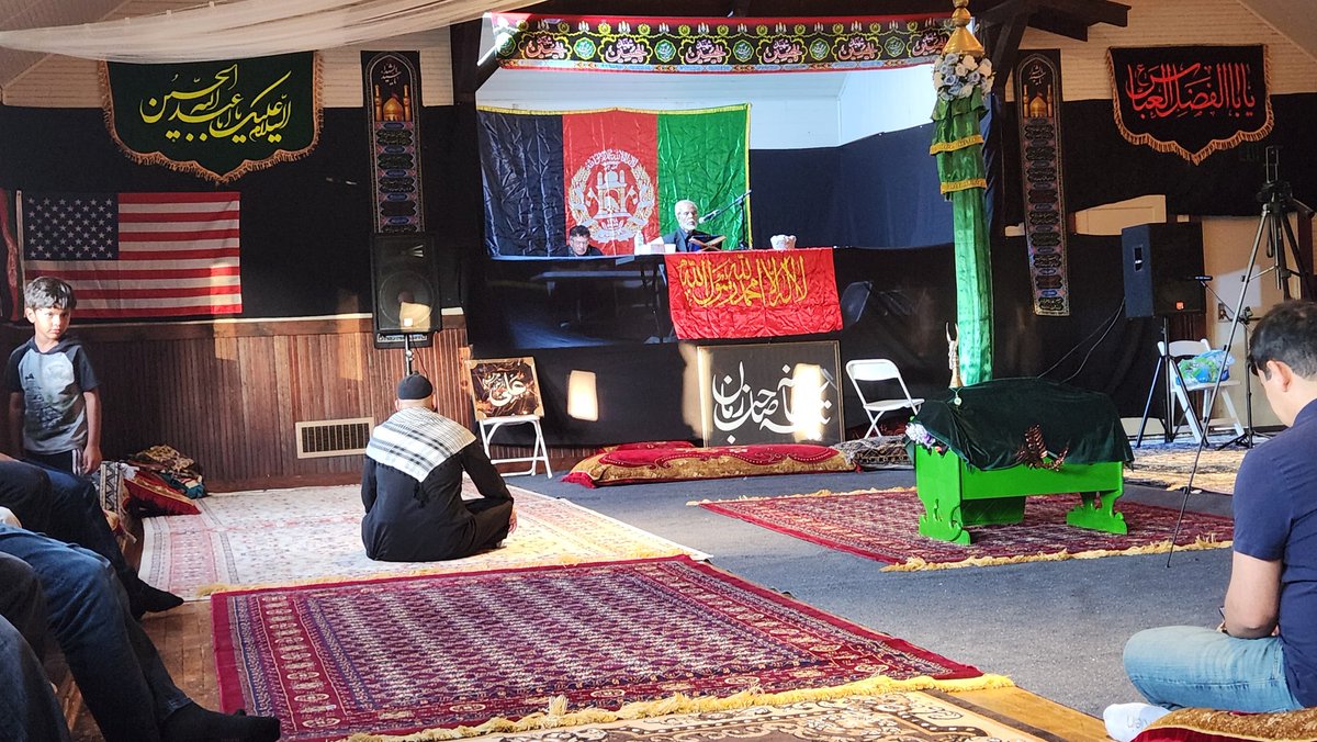 SayedRezaSadat4's tweet photo. Muharram event todayin the Emam Zaman Tekye Khanna AUBURN. https://t.co/2H6AIL8Y8F