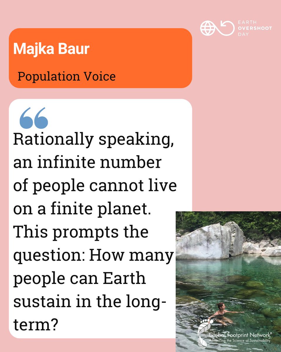 EndOvershoot's tweet image. #PopulationVoices #WorldPopulationDay #EarthOvershootDay
👇
overshootday.org/solutions/popu…