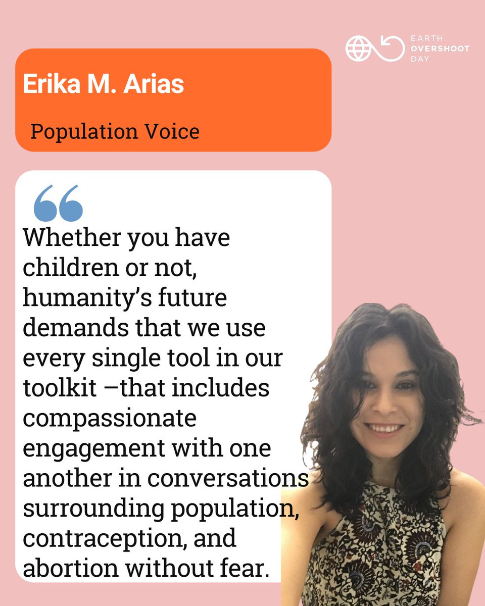 EndOvershoot's tweet image. #PopulationVoices #WorldPopulationDay #EarthOvershootDay
👇
overshootday.org/solutions/popu…
