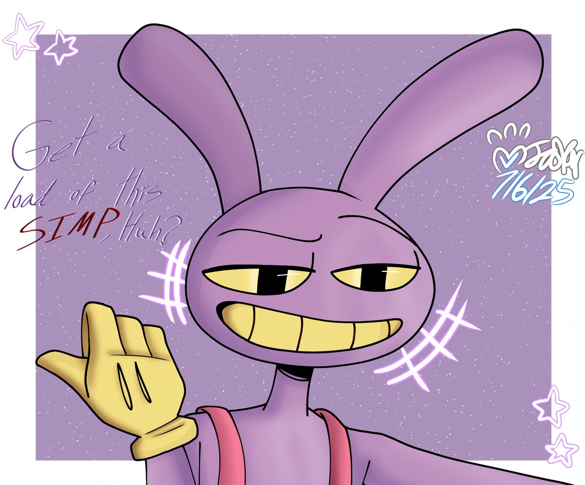 Jasperkitty151's tweet image. Looking at the Jax simps.
#digitaldrawing #digitalartist #digitalart #sketching #digitalsketch #jax #tadc #theamazingdigitalcircus #tadcart #jaxtherabbit #arttadc #theamazingdigitalcircusart