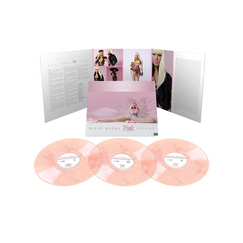 ShopWithNicki's tweet image. SALE: #PinkFriday 10th Anniversary Deluxe 3LP Vinyl @NICKIMINAJ
$54.62 (9% off)
a.co/d/6cbL9ml (@Amazon)