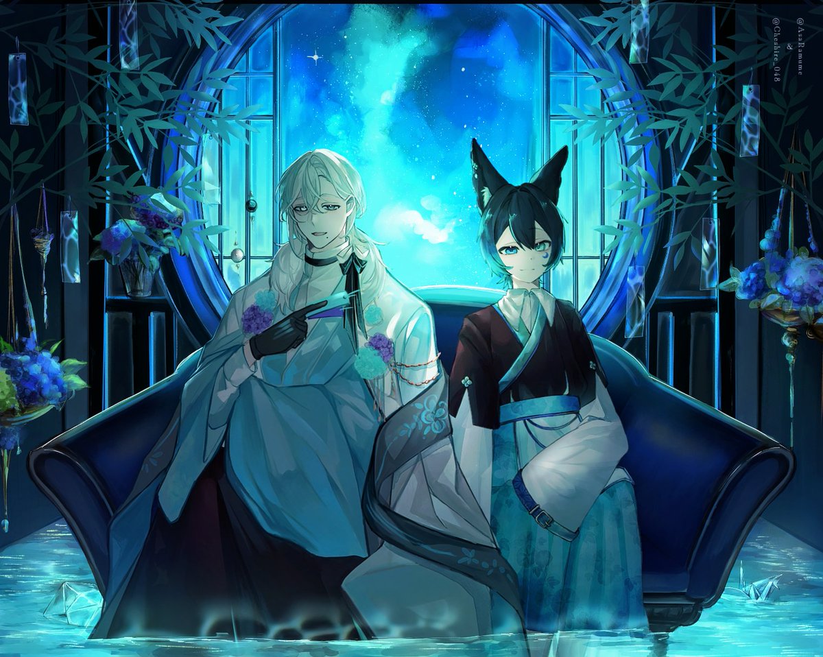 朝露 (@asaramume) on Twitter photo Cheshireさんと(<a href="/Cheshire_048/">Cheshire♟️</a> )七夕合作しました〜!いつもありがとうございます!!
合作3回目です!
とても良い感じに仕上がりました!🎋
#イラスト #七夕 #七夕2025 Cheshireさんと(<a href="/Cheshire_048/">Cheshire♟️</a> )七夕合作しました〜!いつもありがとうございます!!
合作3回目です!
とても良い感じに仕上がりました!🎋
#イラスト #七夕 #七夕2025