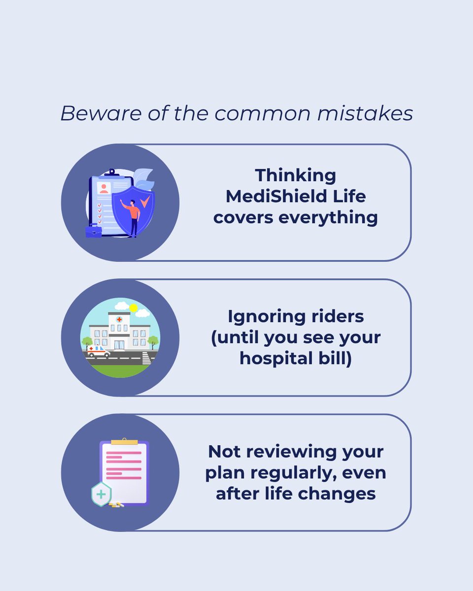 plannerbeeco's tweet photo. MediShield Life 🇸🇬 covers the basics, but private health insurance offers extra protection for rising medical costs.

Choose wisely: https://t.co/hezh53lWPz

#HealthInsurance #MediShieldLife #InsuranceTips #Healthcare https://t.co/rZXXmEDMz4