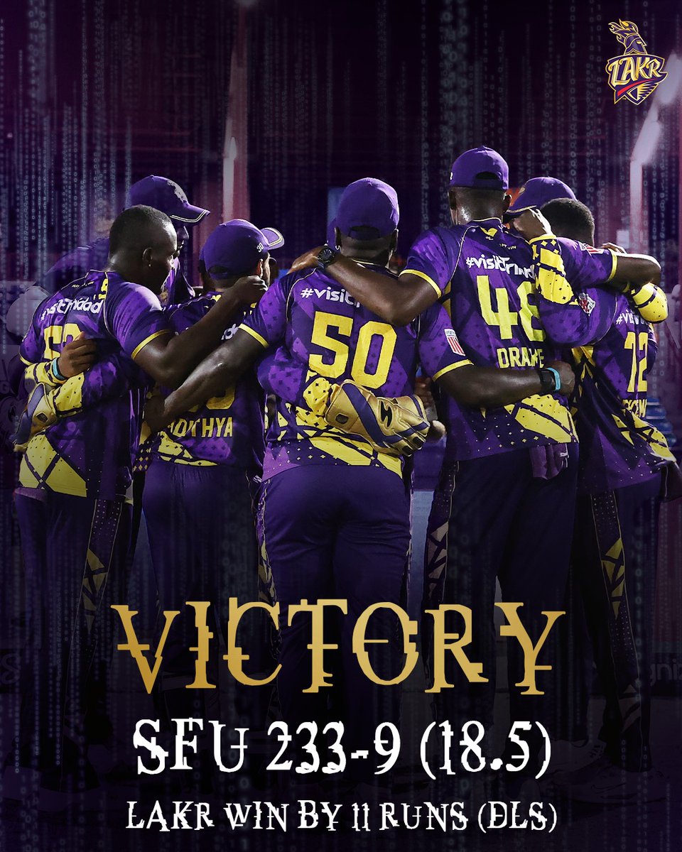 A win to sign off from #CognizantMLC2025 

#WeAreLAKR | #MajorLeagueCricket