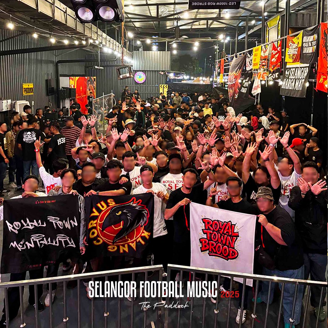 Klang_CorvuS's tweet image. Selangor Football &amp;amp; Music 2025 
05 Julai / The Paddock, Petaling Jaya

Dua budaya digabungkan dalam satu pentas yang sama. Terima kasih buat semua yang telah bersama mencipta fenomena silang budaya antara bolasepak &amp;amp; muzik.