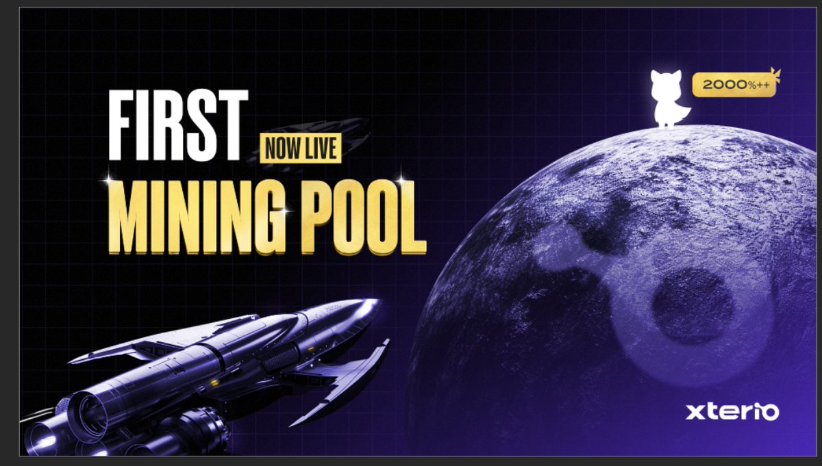 XterioGames's tweet image. ๐จ๐จFIRST $XTER Mining Pool is now LIVE! ๐จ๐จ
Stake your $XTER to earn $PAL.
The future of AI isn't just coded; it's felt.
Join the evolution, Join @PalioAI: app.xter.io/mining/1