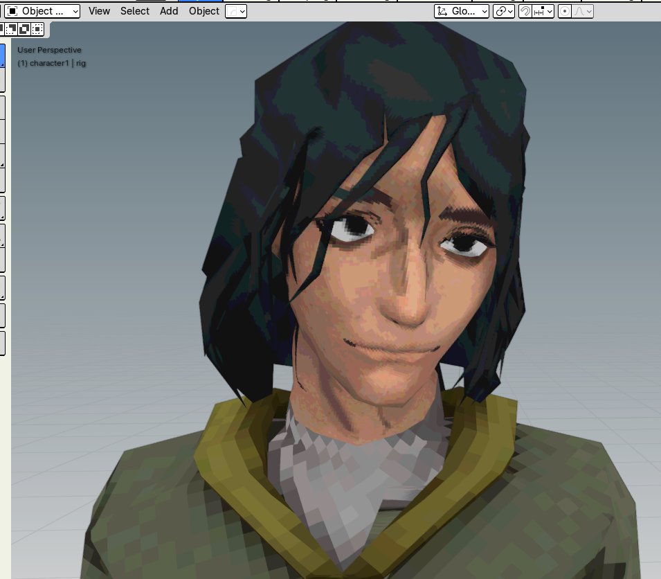 A little facial asymmetry adds a lot of character