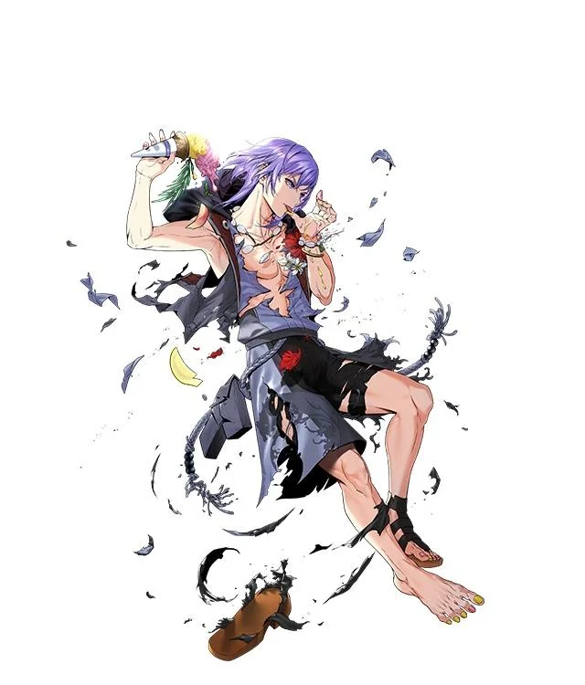 Full Artwork of Summer Yuri!
The Artist is Okuma Yugo @/okuma_yugo

This time he is on a horse as a green dagger unit!