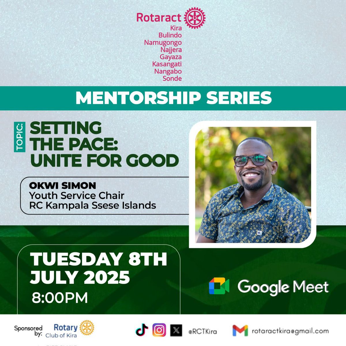 We invite you all to join us for a very exciting and informative session tomorrow at 8:00pm.

#thecorridor 
#uniteforgood