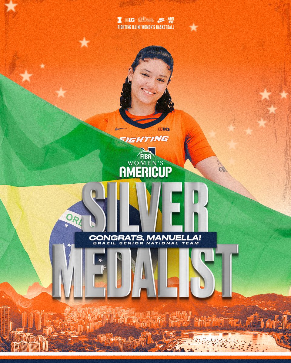 Illinois Women's Basketball (@illiniwbb) on Twitter photo Manuela Alves and Brazil take silver at the FIBA Women’s AmeriCup. Congrats, Manu 🇧🇷 Manuela Alves and Brazil take silver at the FIBA Women’s AmeriCup. Congrats, Manu 🇧🇷
