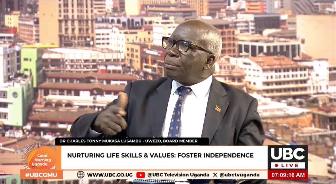 Uwezo Uganda (@uwezouganda) on Twitter photo Dr Lusambu, our <a href="/UwezoUganda/">Uwezo Uganda</a> Board Member live of <a href="/ubctvuganda/">UBC UGANDA</a> , discussing the importance of nurturing life skills and values among children with a focus on fostering independence. Tune in to join the conversation live here youtube.com/live/WCyh8pVjv… Dr Lusambu, our <a href="/UwezoUganda/">Uwezo Uganda</a> Board Member live of <a href="/ubctvuganda/">UBC UGANDA</a> , discussing the importance of nurturing life skills and values among children with a focus on fostering independence. Tune in to join the conversation live here youtube.com/live/WCyh8pVjv…