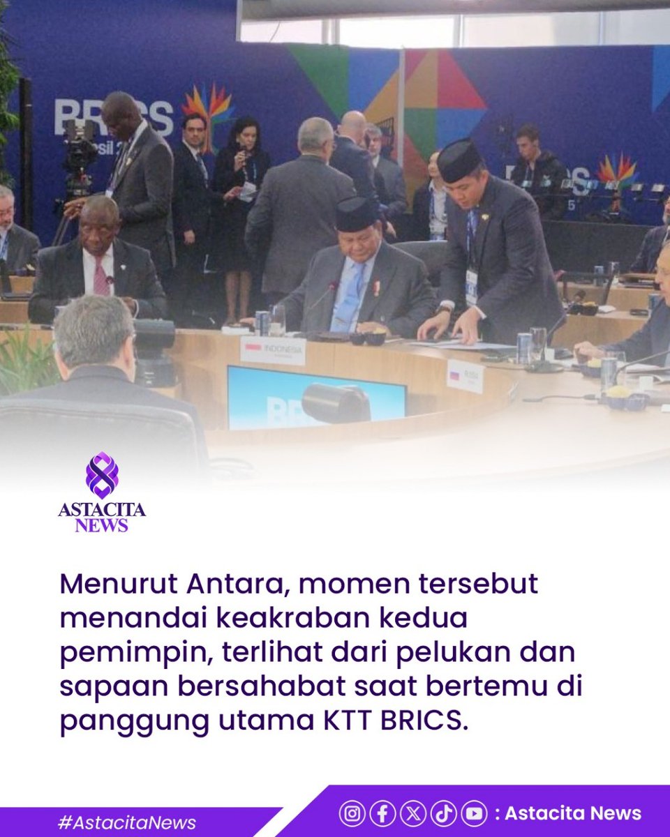 uniaorns's tweet photo. Prabowo menyampaikan pentingnya reformasi tata kelola global demi perdamaian dan keamanan bersama.
#IndonesiaDiPanggungBRICS
Prabowo Memimpin Diplomasi Global https://t.co/DRkPM55MuP