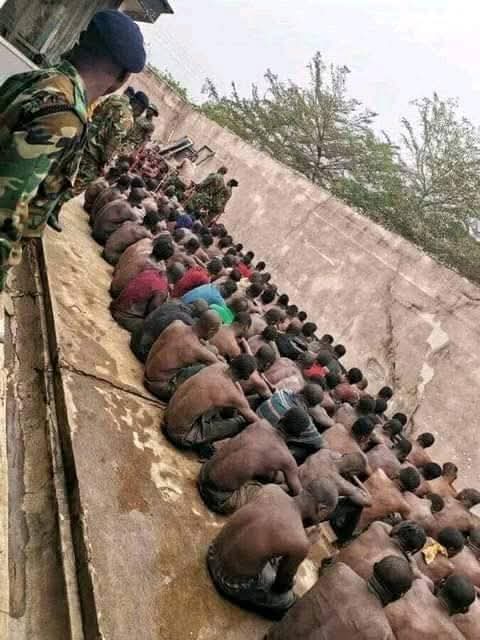 Okwu Chukwu (@biafra4ever) on Twitter photo "Remind <a href="/DaveUmahi/">Engr. David N. Umahi - fnse, fnate</a> that he covertly MURDERED and KIDNAPPED more than 300 #IPOB members in Ebonyi state, and transported them to Abuja, where they were secretly held in <a href="/OfficialDSSNG/">Department of State Services (DSS)</a> and WAWA military barracks.
How many individuals has he freed till date?"
~ <a href="/OnyebuchiO45673/">Onyebuchi Onyibest</a> "Remind <a href="/DaveUmahi/">Engr. David N. Umahi - fnse, fnate</a> that he covertly MURDERED and KIDNAPPED more than 300 #IPOB members in Ebonyi state, and transported them to Abuja, where they were secretly held in <a href="/OfficialDSSNG/">Department of State Services (DSS)</a> and WAWA military barracks.
How many individuals has he freed till date?"
~ <a href="/OnyebuchiO45673/">Onyebuchi Onyibest</a>