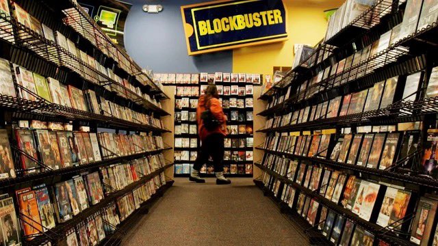 Going to Blockbuster on a Friday night