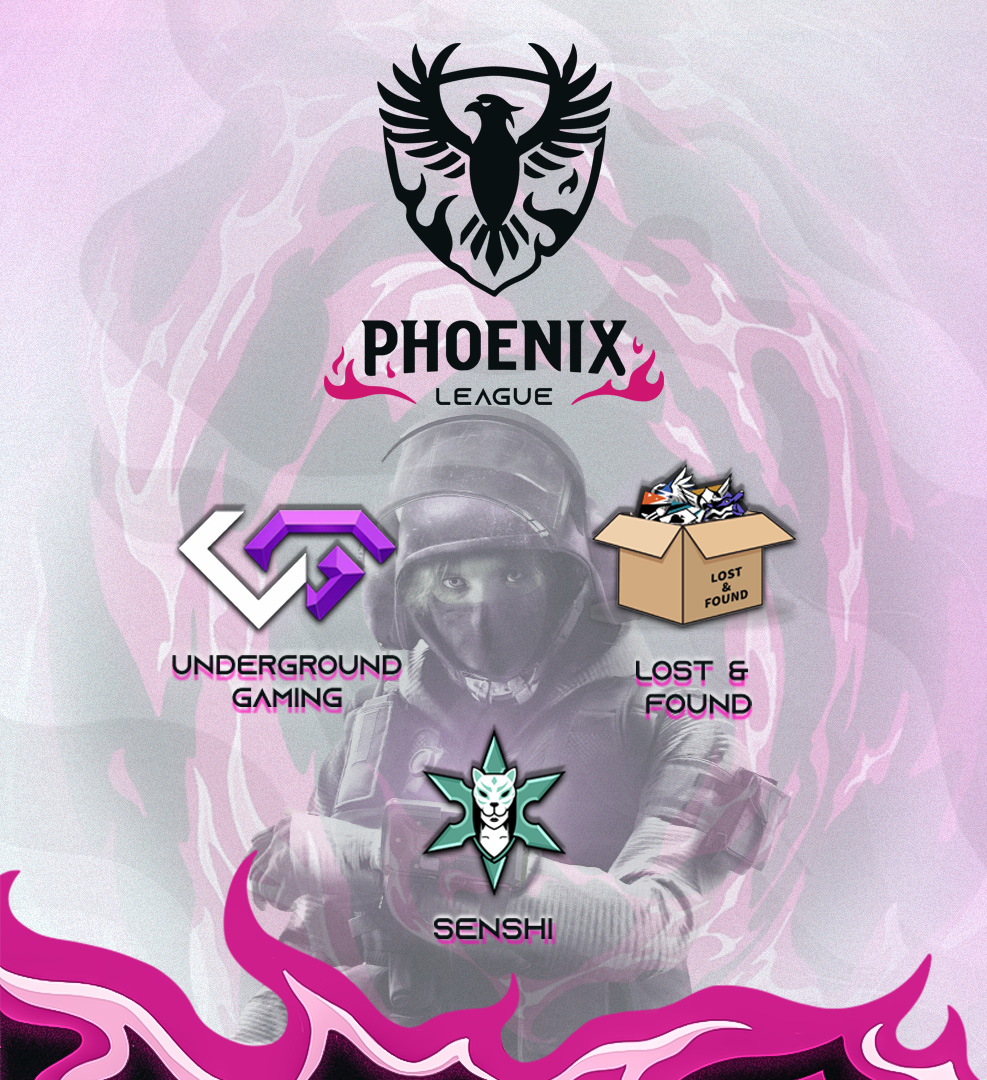 Phoenix League (@r6anz_phoenix) on Twitter photo Welcome to Season 3 of the Phoenix League 🎉
The teams going head to head this season are <a href="/UG_ESC/">Underground Esports Club</a> , <a href="/TeamSenshiR6/">Team Senshi</a> and Lost & Found!
Be sure to catch the action starting tomorrow at 7pm AEST 🔥
twitch.tv/r6_phoenixleag… Welcome to Season 3 of the Phoenix League 🎉
The teams going head to head this season are <a href="/UG_ESC/">Underground Esports Club</a> , <a href="/TeamSenshiR6/">Team Senshi</a> and Lost & Found!
Be sure to catch the action starting tomorrow at 7pm AEST 🔥
twitch.tv/r6_phoenixleag…