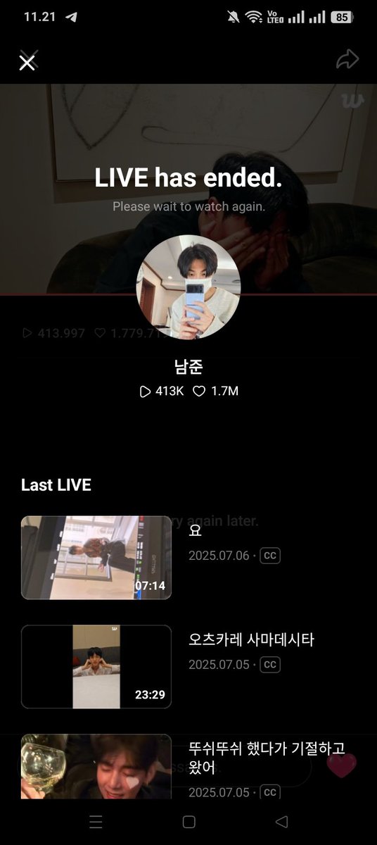 bittresweated's tweet image. Baru jg live dah end aja 🤧
