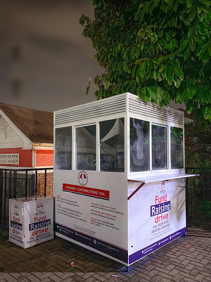 We are <a href="/NUP_Ug/">National Unity Platform</a> and we are launching fundraising campaign today! See you in the next few minutes