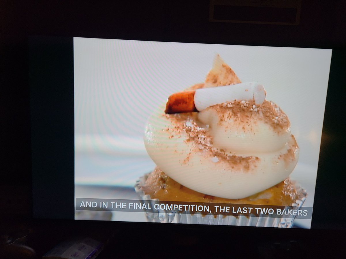 as a little kid i saw someone make a cigarette cupcake on a baking show and i have been unable to find any proof of its existence until today (it was cupcake wars s1e5)