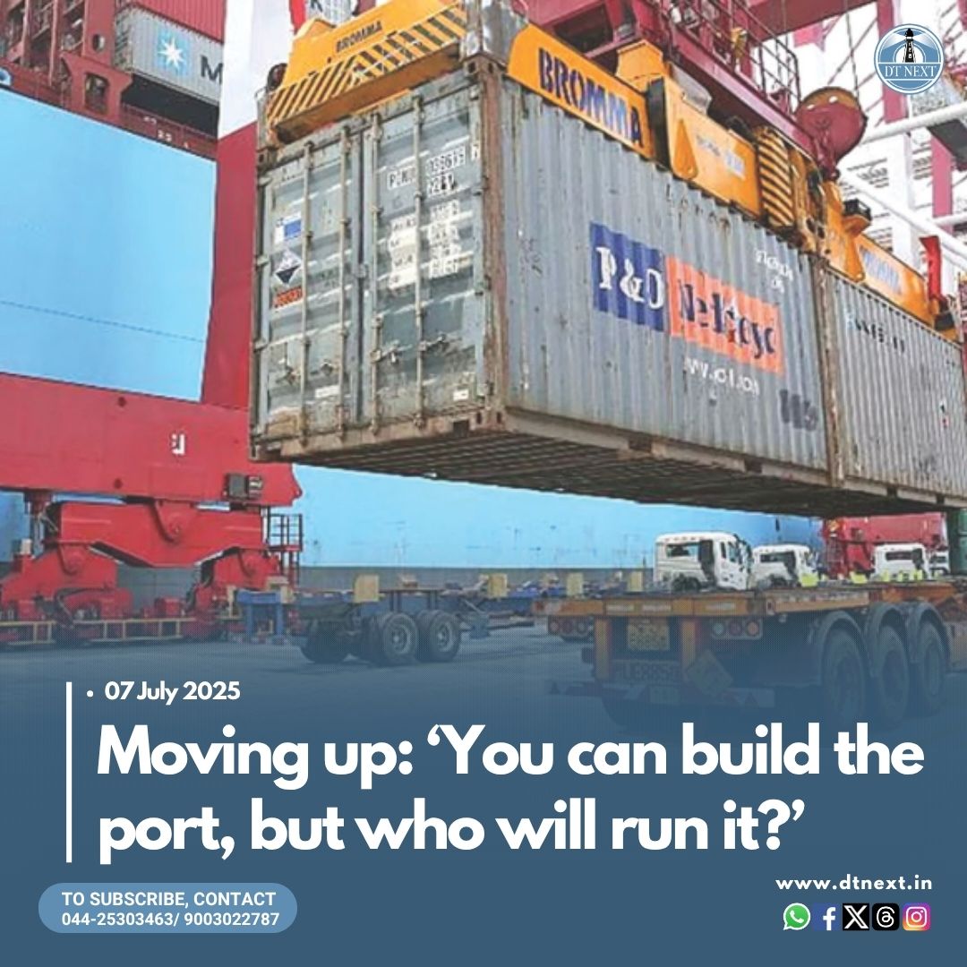 DT Next (@dt_next) on Twitter photo As Tamil Nadu expands its logistics infrastructure, TNASDCL plays a vital role in skilling the workforce to support the state’s economic ambitions.
🖊️ <a href="/arunprasath34_/">Arun Prasath</a>
dtnext.in/news/tamilnadu…
#DTNext #TamilNadu #Logistics #Skill #Port #Infrastructure #WorkForce As Tamil Nadu expands its logistics infrastructure, TNASDCL plays a vital role in skilling the workforce to support the state’s economic ambitions.
🖊️ <a href="/arunprasath34_/">Arun Prasath</a>
dtnext.in/news/tamilnadu…
#DTNext #TamilNadu #Logistics #Skill #Port #Infrastructure #WorkForce