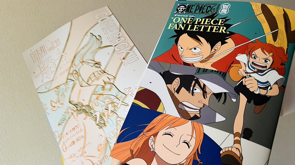 kirapikaunko's tweet photo. ワンピースマガジン別冊
ONEPIECE FAN LETTERに
フランキーに憧れてる人が
「月刊 船大工」を愛読してるって書いてあって
表紙はがしたら
月刊 船大工 になってるのめっちゃいい。

#ONEPIECE
#ワンピース
#ONEPIECEmagazine https://t.co/gflFc5KTeD