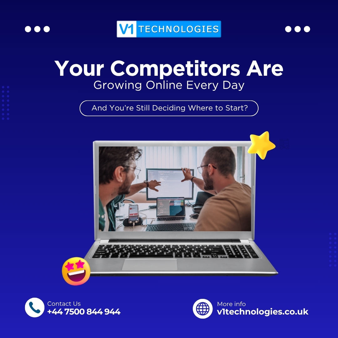 V1Technologies's tweet image. 🚀 𝐃𝐨𝐧’𝐭 𝐋𝐞𝐭 𝐂𝐨𝐦𝐩𝐞𝐭𝐢𝐭𝐨𝐫𝐬 𝐒𝐭𝐞𝐚𝐥 𝐭𝐡𝐞 𝐒𝐩𝐨𝐭𝐥𝐢𝐠𝐡𝐭!
Rivals growing online? 🌐 V1 Technologies builds stunning websites and apps to boost your digital presence!
📞+44 7500 844 944
#DigitalSuccess #GrowWithV1 #WebDesignUK #OnlineGrowth #V1Technologies