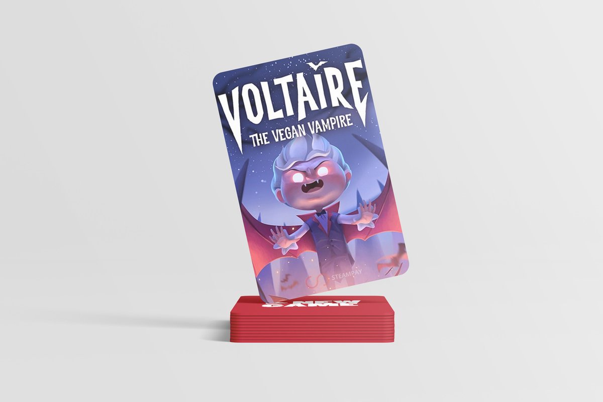 Day 12, Giveaway 12.

Today's game is: Voltaire, an action-farming-roguelite set in Transylvania, the homeland of Dracula and his rebellious lastborn son, Voltaire.

Question: What's your favorite food of all time?

+ Earn an extra entry by reposting this post!

Be sure to follow
