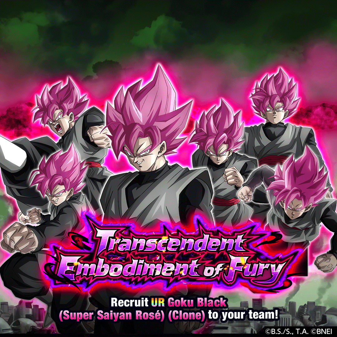 dokkan_global's tweet photo. Transcendent Embodiment of Fury!
Recruit Goku Black (Super Saiyan Rosé) (Clone) of all five Types and build a team with them!

[For more details, please kindly check out the in-game announcement.]
#GlobalDokkanCampaign  #dokkanbattle #dokkanbattleglobal #dokkan #dragonball https://t.co/v9FeIrvc3R