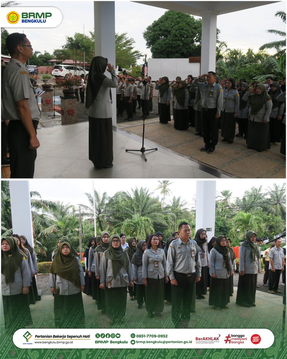 Brmp_Bengkulu's tweet image. #SemangatPagi #FrenSIP

Mengawali Aktifitas, BRMP Bengkulu Melaksanakan Apel Pagi
facebook.com/share/1PLJjp4x…

#brmpuntukindonesia 
#agromodern
#brmpkementan
#kitapastilebihbaik
#pertanianmajumandirimodern
#JagaPanganBiarAman
#swasembadapangan
#luastambahtanam