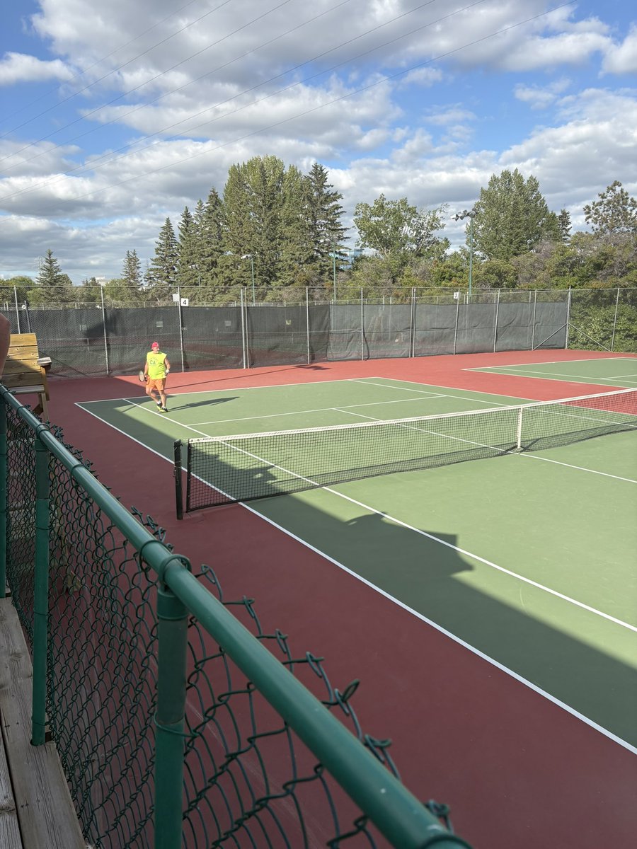 Fun weekend in Saskatoon playing in the Provincial Open. Upset a couple seeded players and won the title without dropping a set! #tennis
