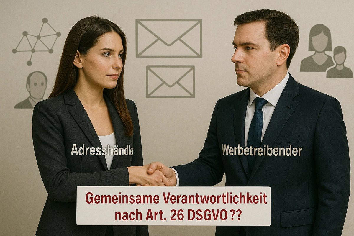 Berliner Datenschutzbeauftragter: Anmietung von Adressen + Lettershop-Verfahren führt zu gemeinsamer Verantwortlichkeit nach Art. 26 DSGVO  dlvr.it/TLmZTW