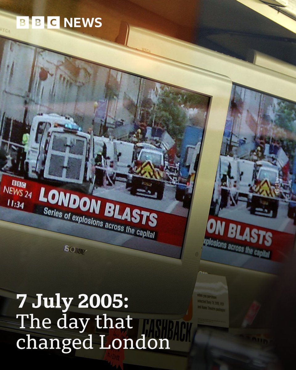 BBCLondonNews's tweet image. 20 years ago, four bombers attacked London’s transport system - 52 people were killed and more than 700 injured. Today, we remember those we lost and the strength of those who survived.
