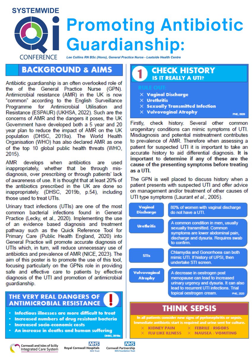 AcademyOfFabStuff (@fabnhsstuff) on Twitter photo Promoting responsible antibiotic use saves lives!
Learn how <a href="/RCHTWeCare/">Royal Cornwall Hospitals NHS Trust</a> QI initiative is championing antibiotic guardianship...
ow.ly/UzLA50UeqMZ
<a href="/RoyLilley/">Roy Lilley ๐</a> <a href="/gbtpo/">Dr Theresa Porrett</a> Promoting responsible antibiotic use saves lives!
Learn how <a href="/RCHTWeCare/">Royal Cornwall Hospitals NHS Trust</a> QI initiative is championing antibiotic guardianship...
ow.ly/UzLA50UeqMZ
<a href="/RoyLilley/">Roy Lilley ๐</a> <a href="/gbtpo/">Dr Theresa Porrett</a>