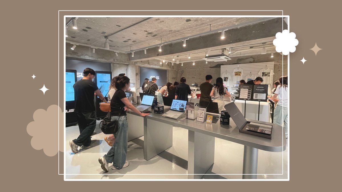 ASUS_KOREA_'s tweet photo. ๐ซ ZENSATION POP-UP ํ์ฅ ์ค์ผ์น ๊ณต๊ฐ!
7/3โ7/6, ์ฑ์์์ ํผ์ณ์ง โจ์ ๋ถ ํ์
์กดโจ
์ง์ ๋ณด๊ณ , ๋ง์ง๊ณ , ์ฒดํํ ํน๋ณํ ์๊ฐ๋ค ๐ธ
ํจ๊ปํด์ฃผ์ ์ฌ๋ฌ๋ถ, ๊ฐ์ฌํฉ๋๋ค๐
#ASUS #ZENSATION #์ ๋ถ #์ฑ์ํ์
#ํ์ฅ์ค์ผ์น https://t.co/OrRl7qllH5