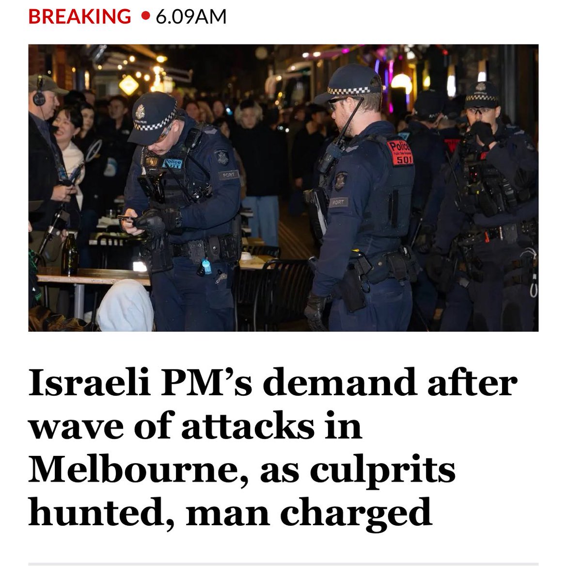 RW2023141's tweet image. How dare this man responsible for the slaughter of over 100,000 men, women and children in Gaza and the displacement and attempted starvation of the whole population lecture us on the damage to a synagogue door? The man is a butcher of innocents.