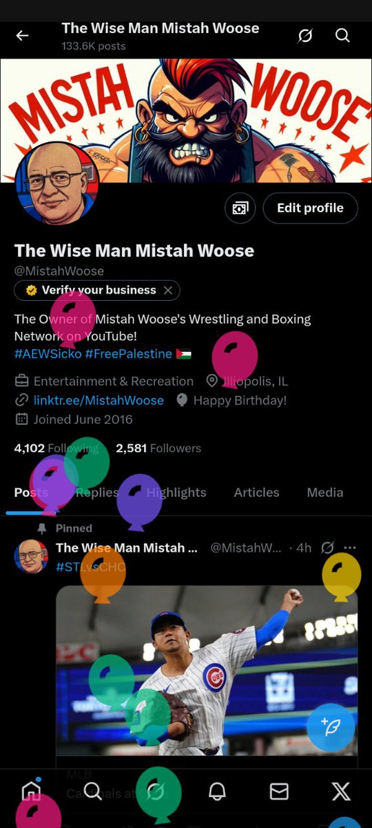 I Got Balloons... 
You Know What That Means?... 

Happy Birthday To Me!